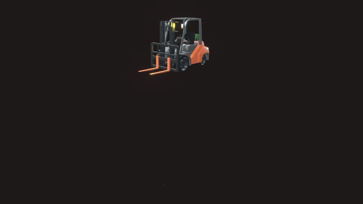 Forklift 3D Model