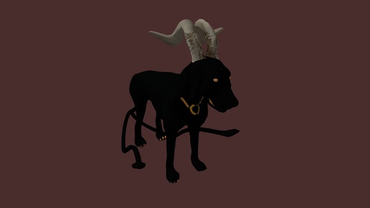 Demon Dog 3D Model