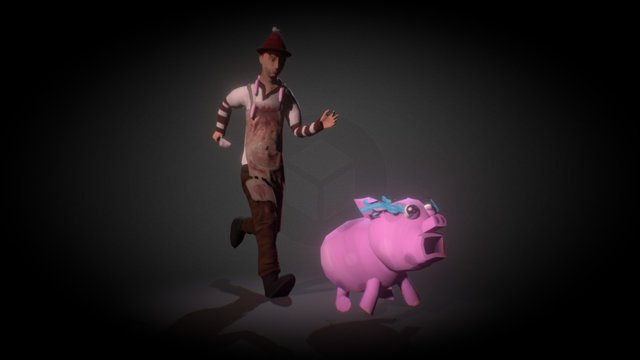 Butcher Character 3D Model