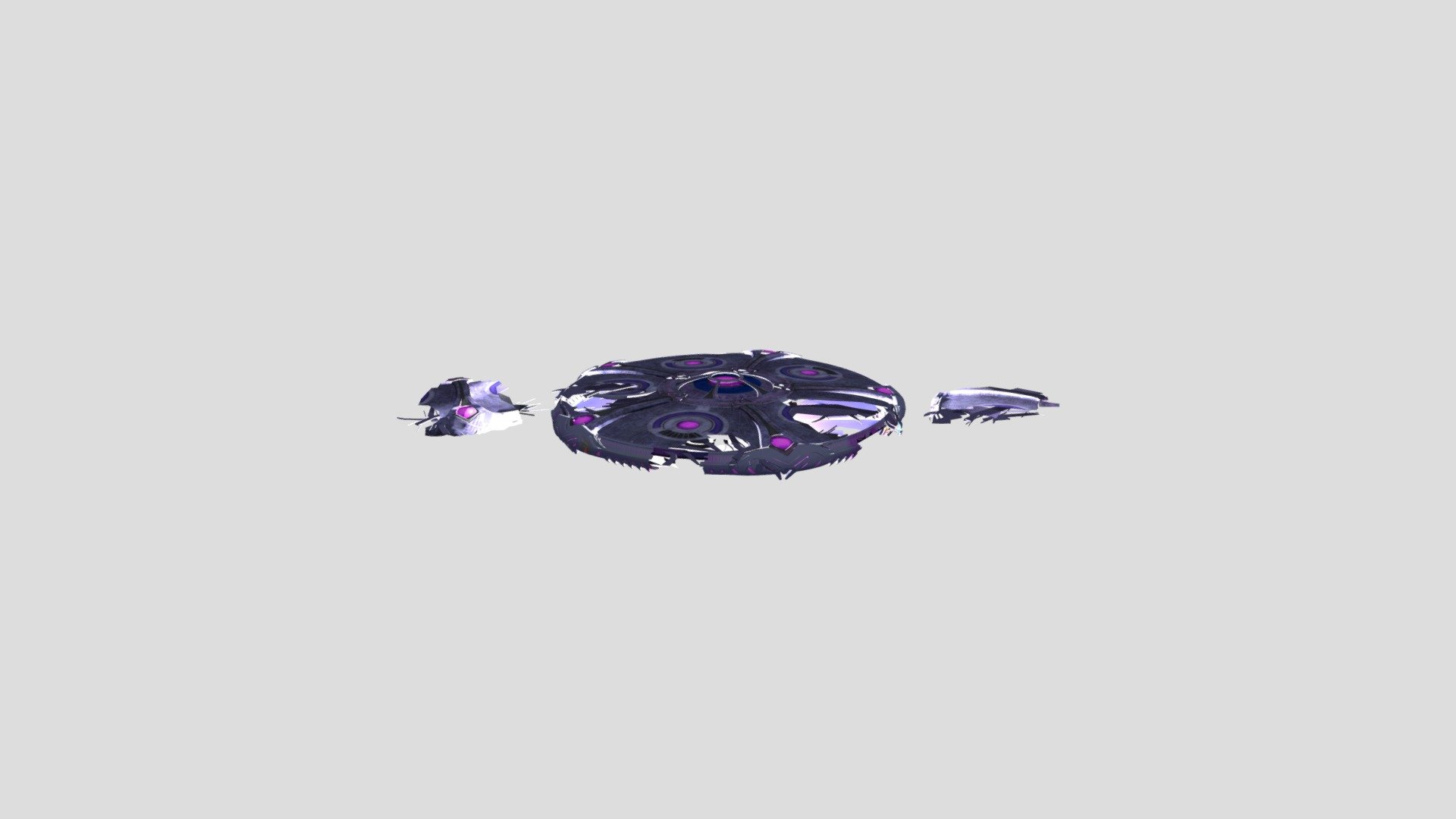 Destroyed mother ship - 3D model by Cradle of the Cube (@Observer ...