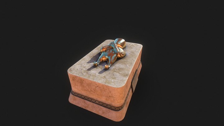 "MECNUN" Environment Sleeping Sarcophagus 3D Model