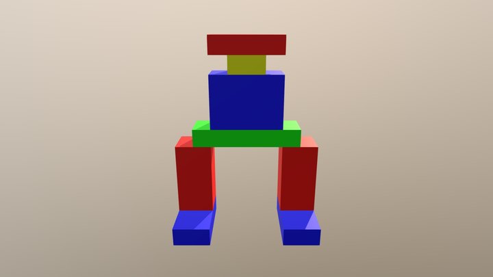 Roboter 3D Model