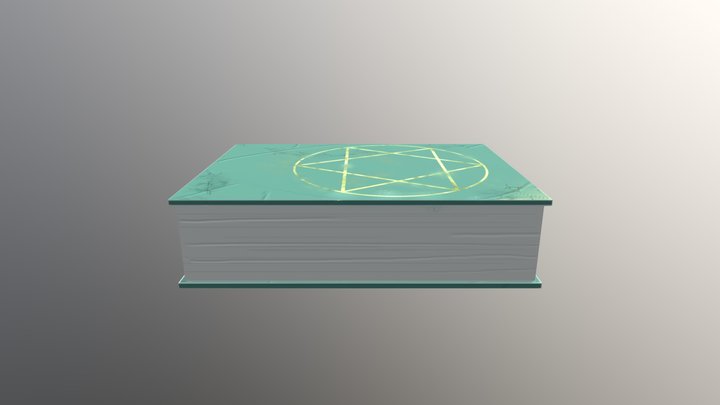 Magical book 3D Model
