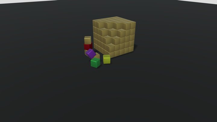 abstract cube - lab0 3D Model
