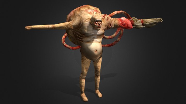 Mutant-Gunner 3D Model