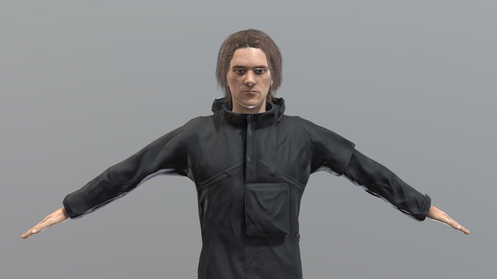 Hero 3D Model