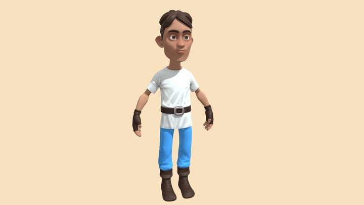Simple Character 3D Model