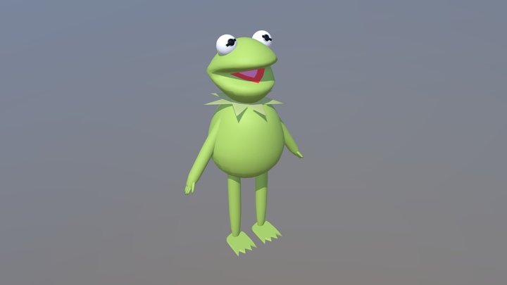 Assignment 10 Part 2- Kermit 3D Model