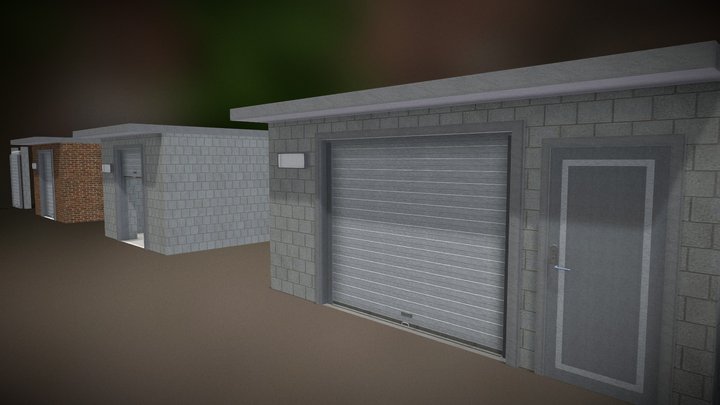 Small storage unit / Personal storage - 小型仓库 3D Model