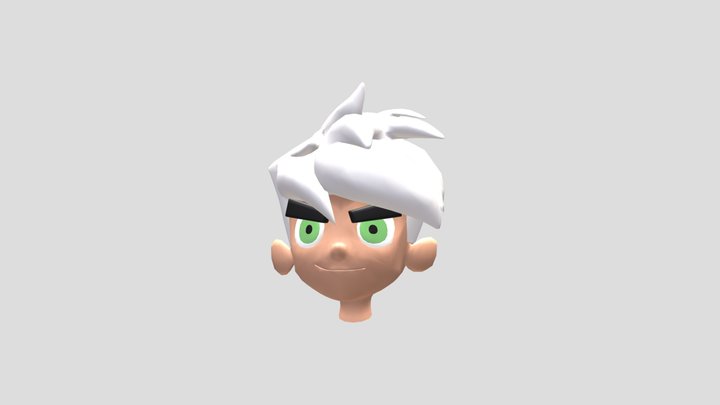 Danny Phantom Head 3D Model