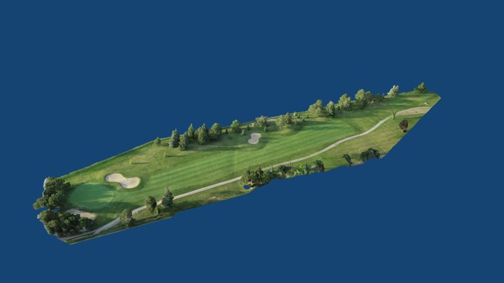St. Clair Shores Golf Course - Hole # 2 3D Model