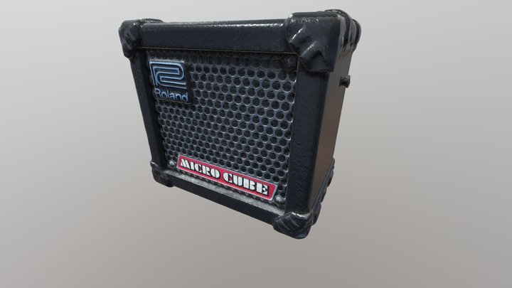 Micro Cube Amp 3D Model