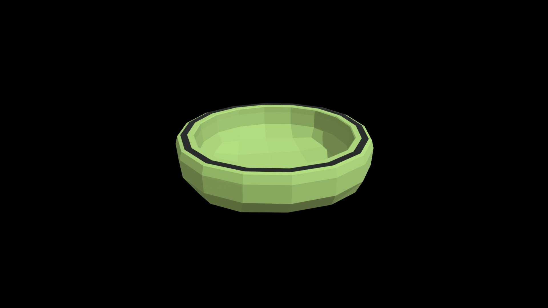 Low Poly Ashtray
