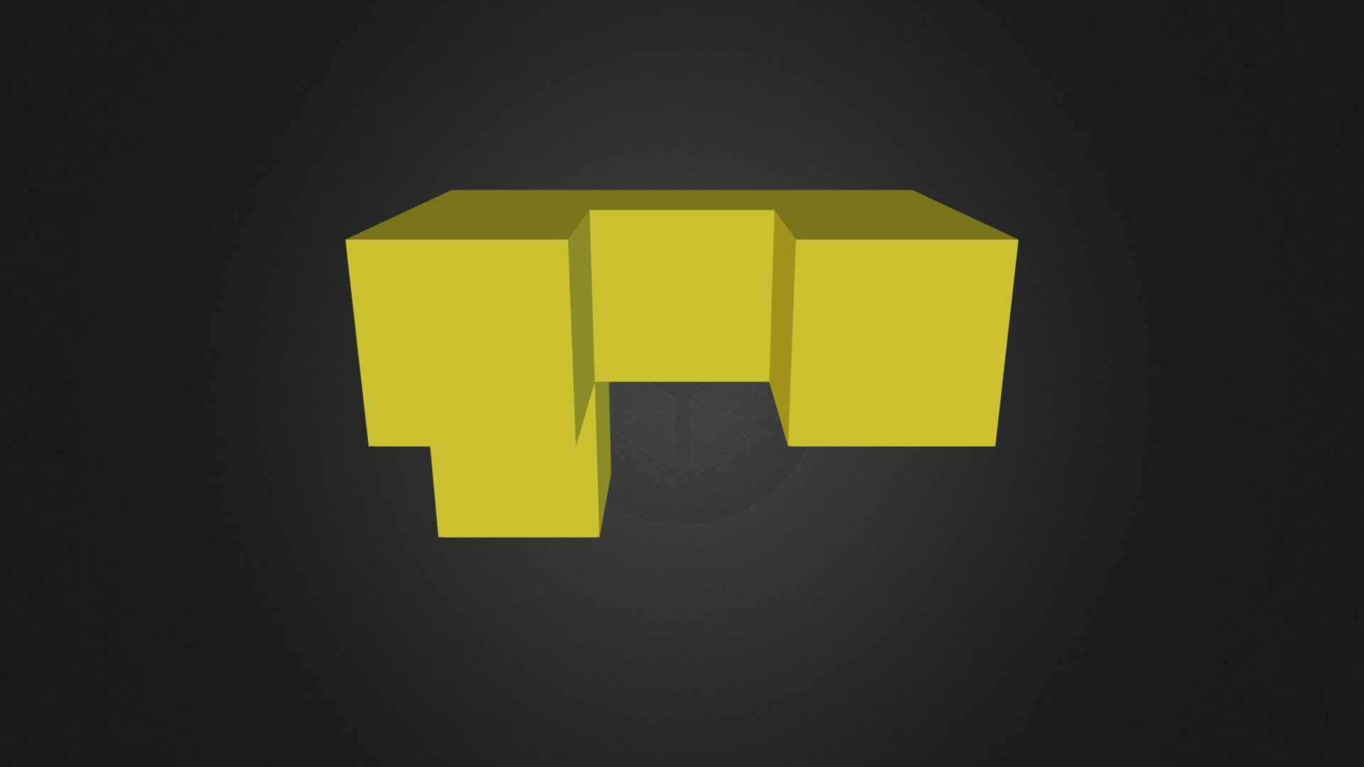Yellow Puzzle Part - 3D model by dliokum [9356322] - Sketchfab