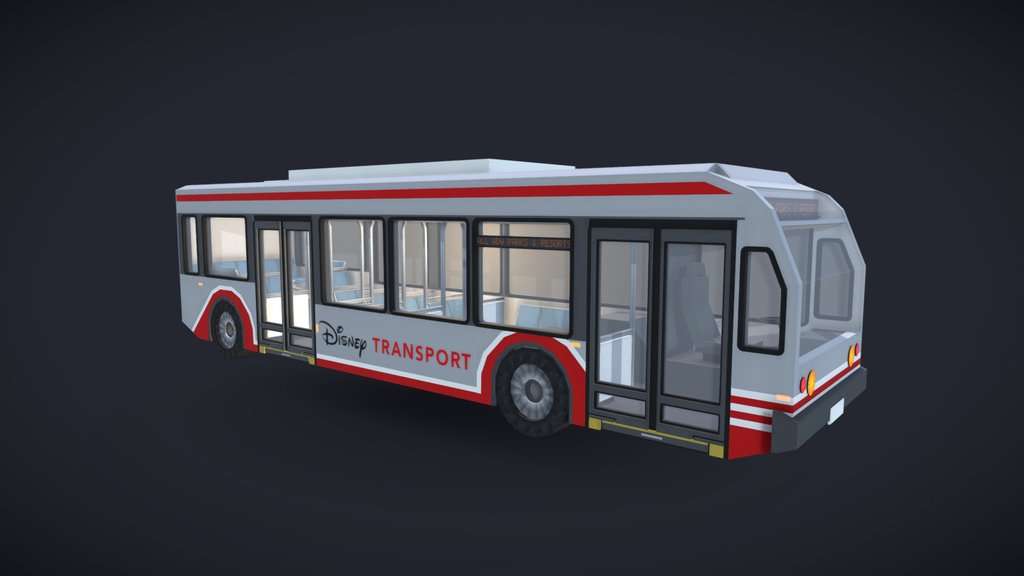 Disney Transport Modified NovaBus LFS