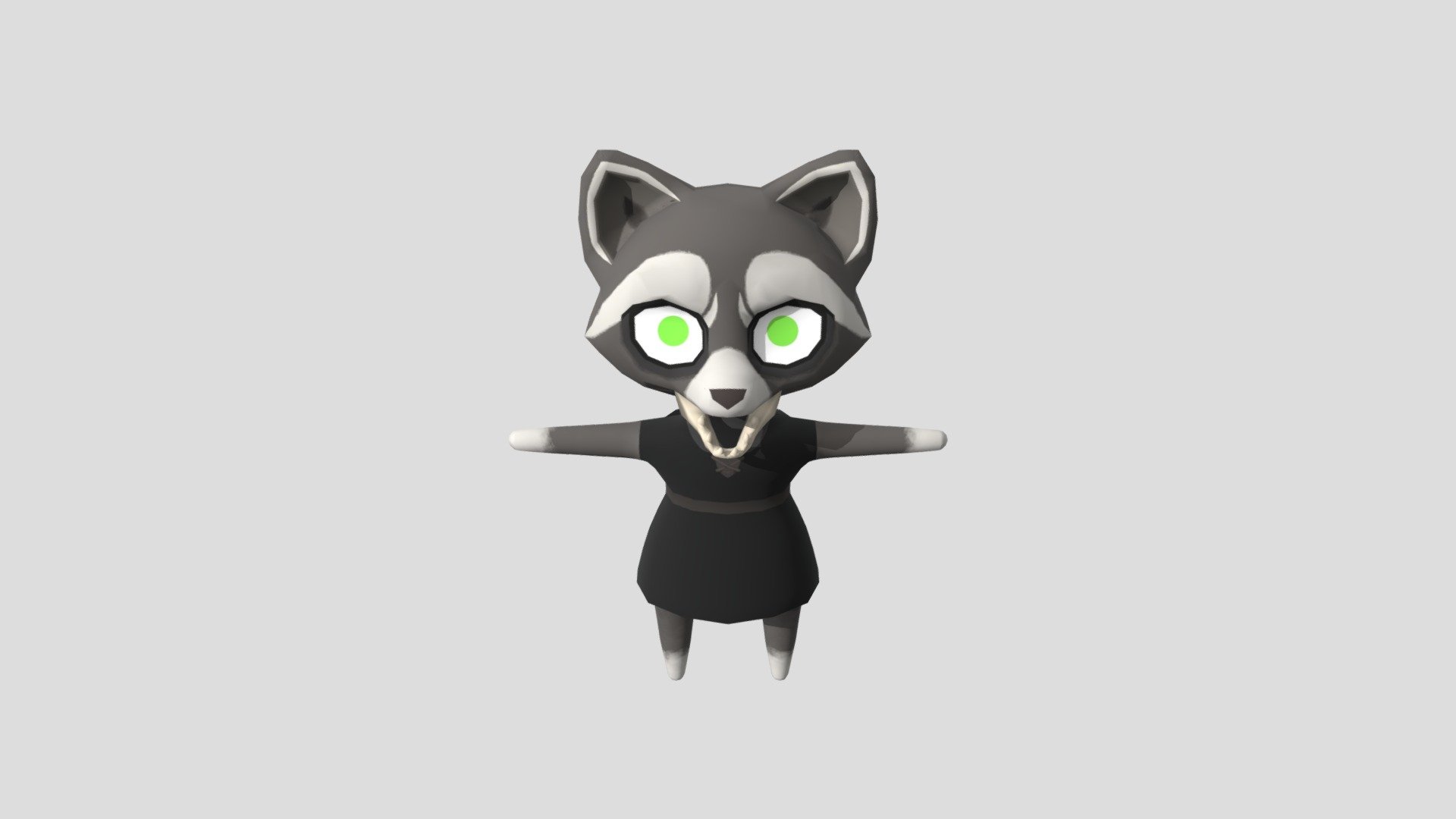 NPC – T4Raccoon - 3D model by Nikola Modzelan (@NikolaModzelan ...