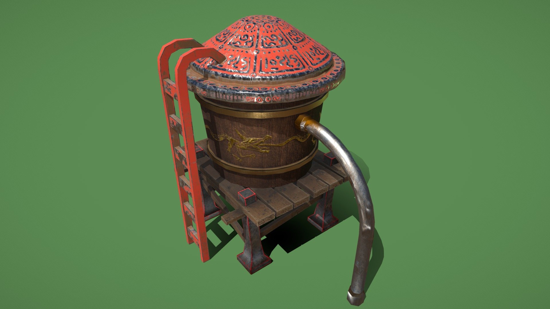 Watertank Lowpoly