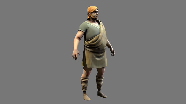 Edwin - Character in my game - Timemelters 3D Model