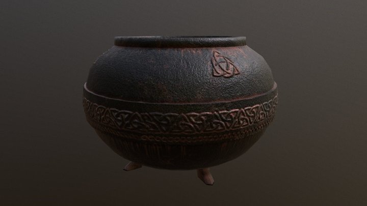 Celtic Cauldron 3D Model
