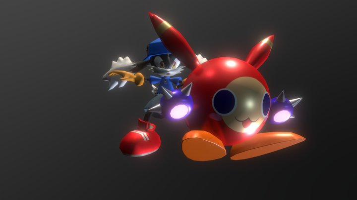 Klonoa & Moo 3D Model