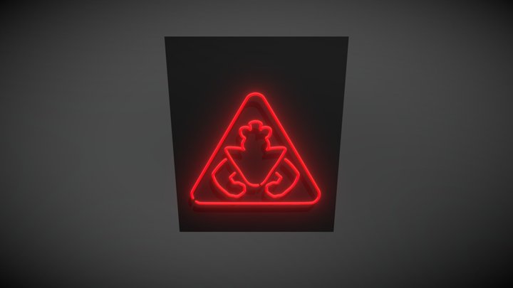 Security Breach Poster Render 3D Model