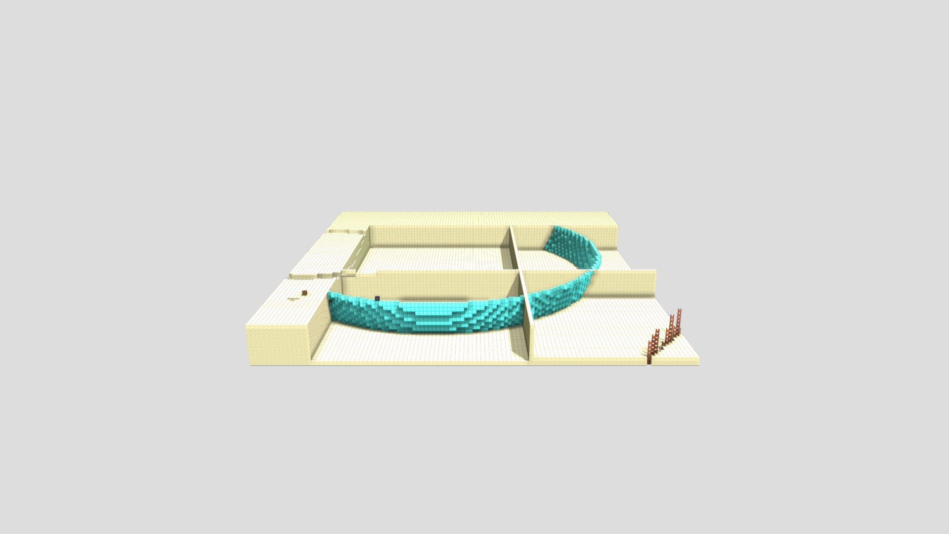 DIAMOND WALL MMMM - 3D model by KingBurrito777 (@kingburrito666 ...