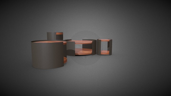 Sofa Center Table 3D Model