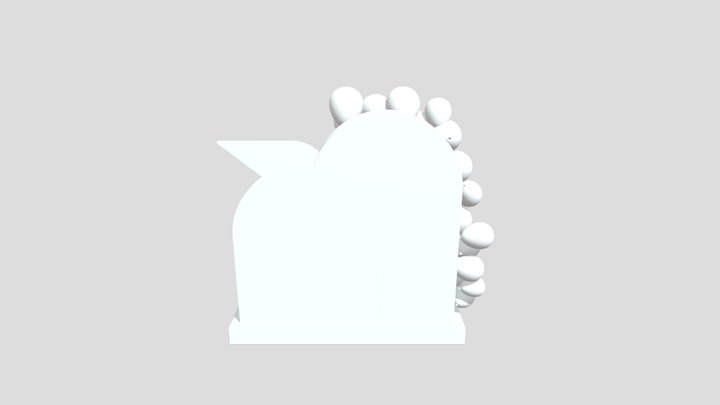 2 Booth 3D Model