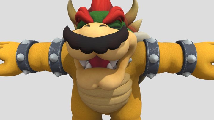 Super Mario Odyssey - Bowser 3D Model
