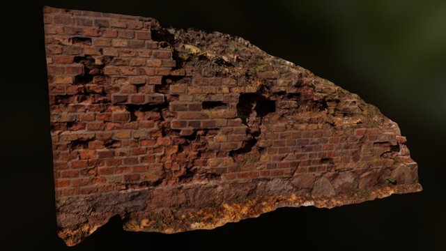 Brick wall 2 3D Model