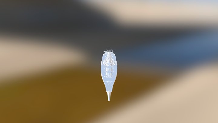 Yamato - World of Warships 3D Model