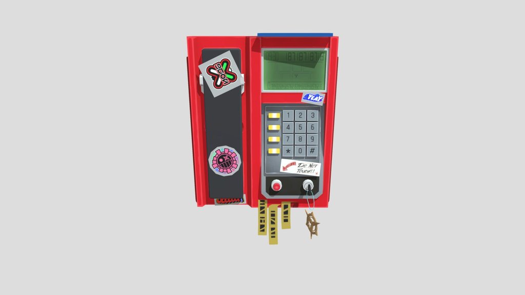 Apartment Telephone Animation With Rig - (NTE)