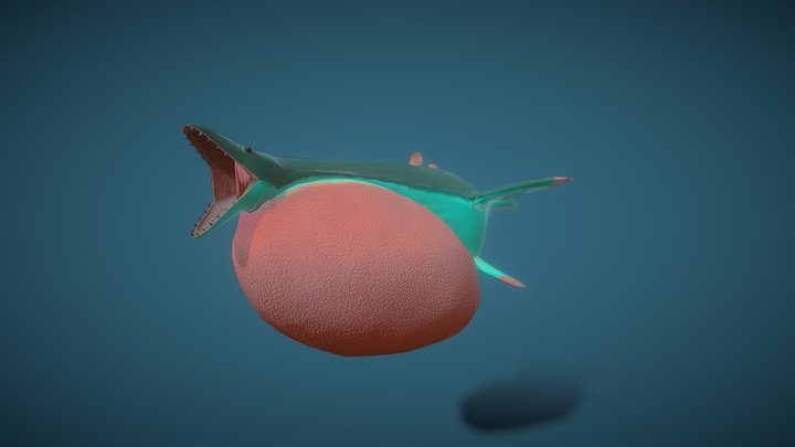 Lyrewhale (Subnautica Fanart) 3D Model