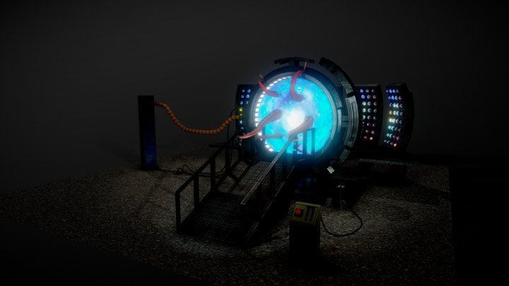 Mystical portal 3D Model
