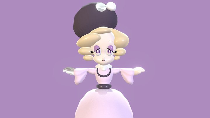 キャラ　夫人 3D Model