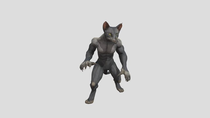 Werecat 3D Model