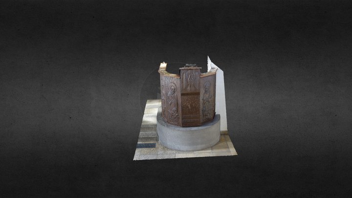 Kanzel Thomaskirche Nürnberg 3D Model