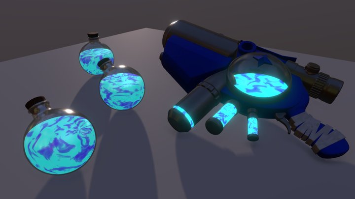 Paladins Weapon-1 Pip 3D Model