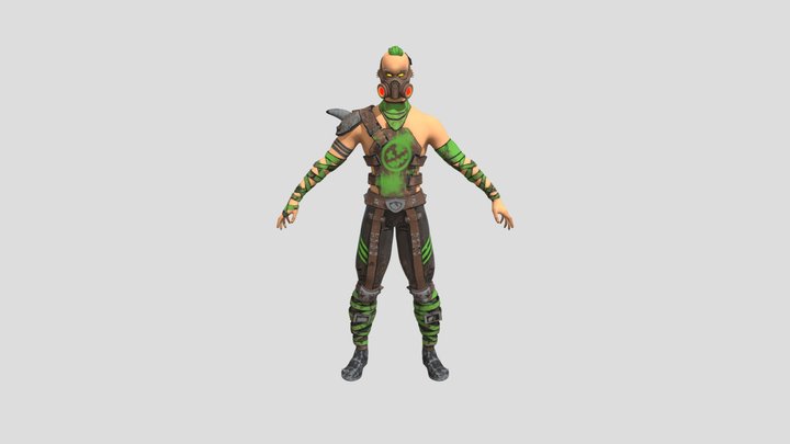 The Burning Descent | Psycho - Madthing (Hunter) 3D Model