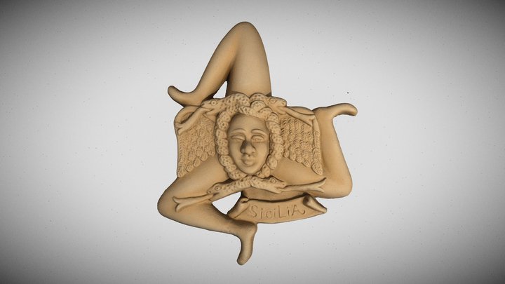 Trinacria, Sicily 3D Model
