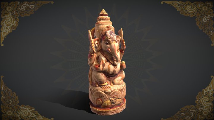 20-ST-Ganesha Statue I พระพิฆเนศ 3D Model