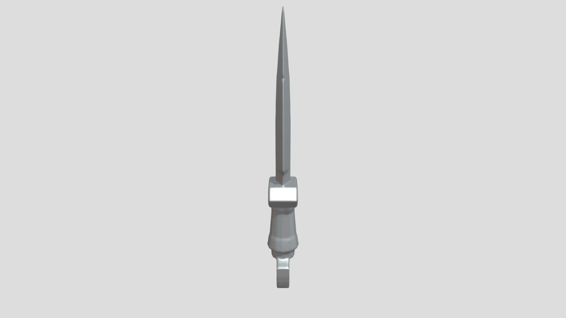 fantasy dagger with ornate blade - 3D model by Thamizhan.Thamizh ...