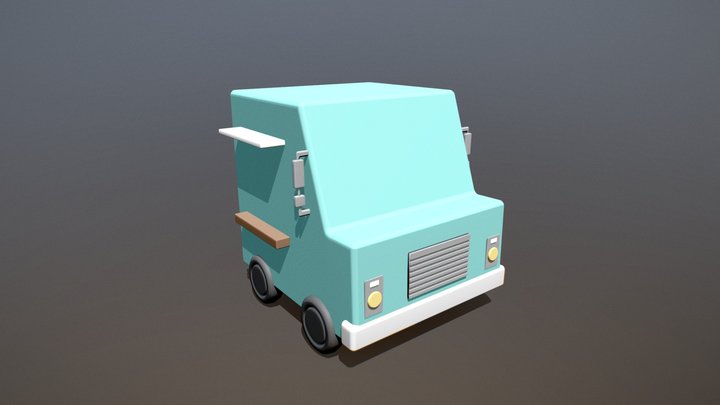 Food Truck 3D Model