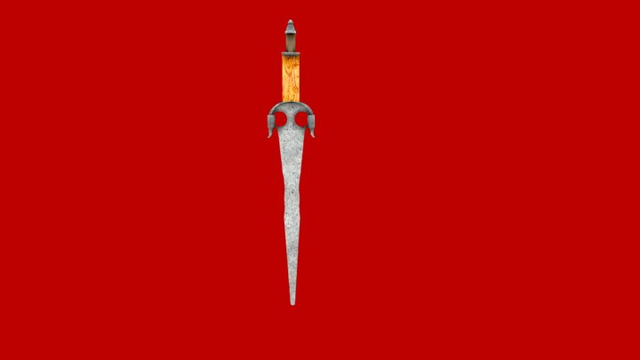 Espada de Miraveche o de gavilanes curvos 3D Model