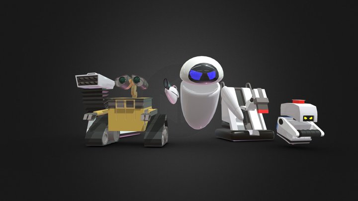 Wall e 3D models Sketchfab