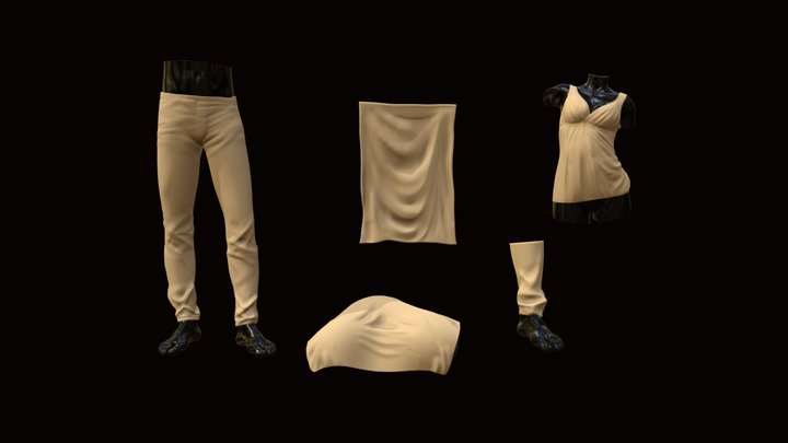 Cloth Sculpt Exercise 3D Model