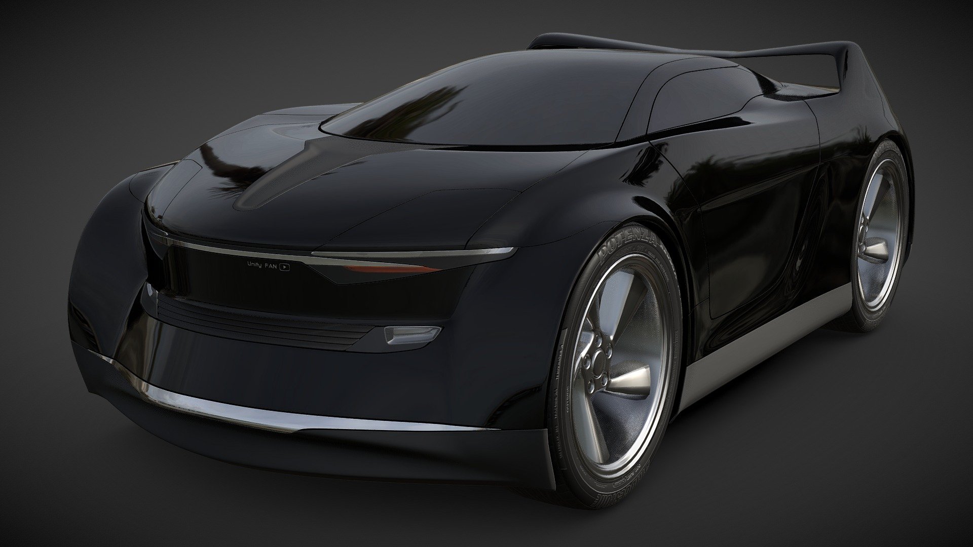 FREE Concept Car 040 public domain (CC0) Download Free 3D model by