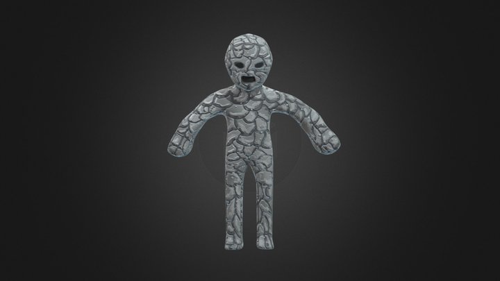 Rock Gollum 3D Model
