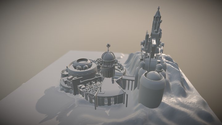 Factory for Indie Comic book 3D Model