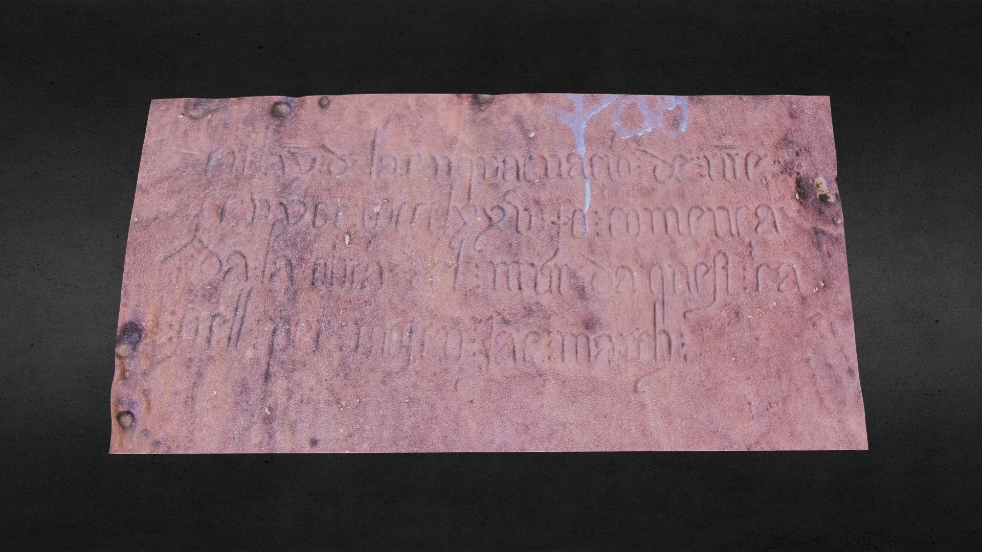Inscripción del Castillo de Eramprunyà